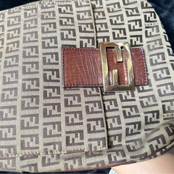 FENDI Zucchino small Crossbody Bag - Picture 12 of 14